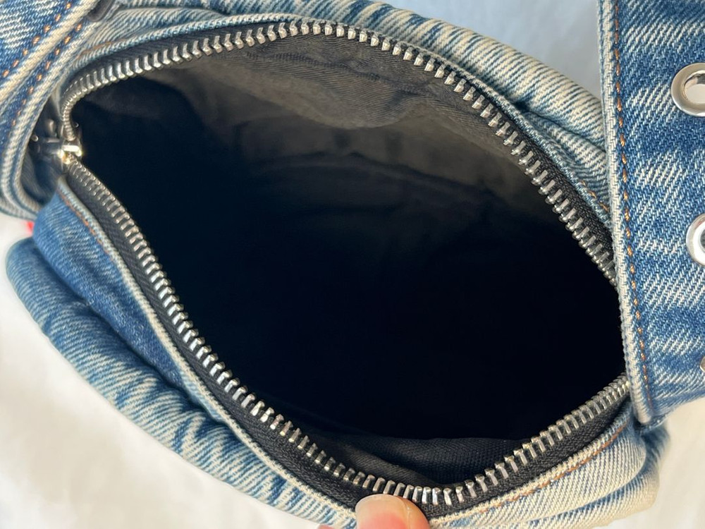 Diesel 디젤 데님 크로스백 숄더백--4