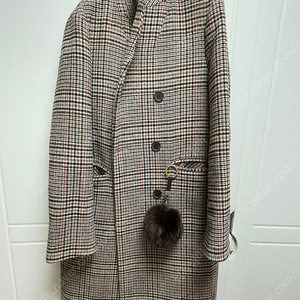 브라운 오버핏 더블 울코트 brown overfit double wool coat