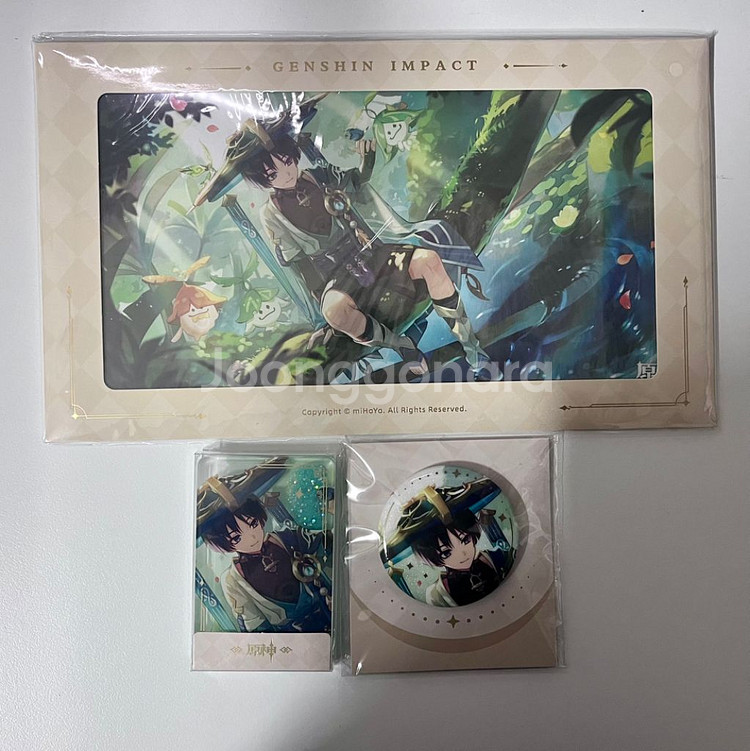 원신 방랑자 색지 캔뱃지 유사코롯타 미개봉 일괄--0