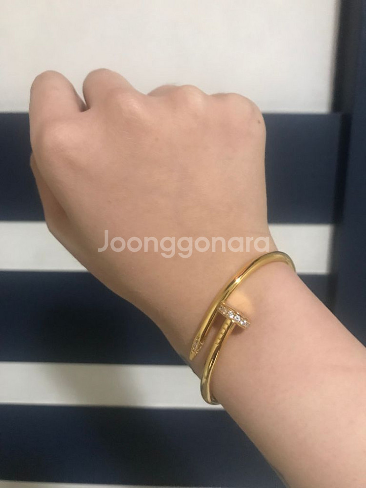 까르띠에 저스트 앵끌루 못팔찌 다이아--1