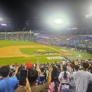 9/1일 두산vs롯데 3루 응원지정석 오렌지석 통로2석