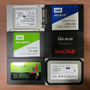 중소기업 ssd 240, 250, 256 팝니다.