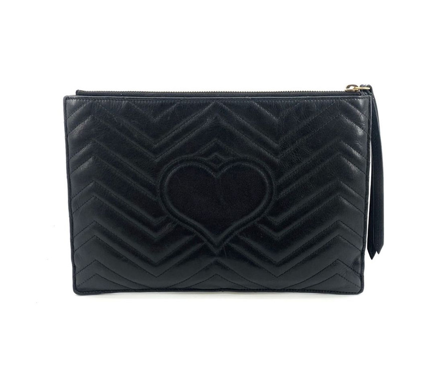 구찌 마몬트 마틀라세 클러치 이미지