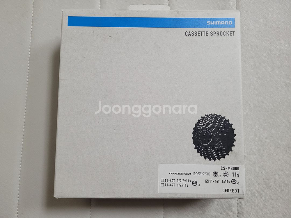 시마노 XT CS-M8000 11단 스프라켓 11-46--3
