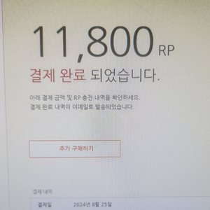 롤 rp 충전식