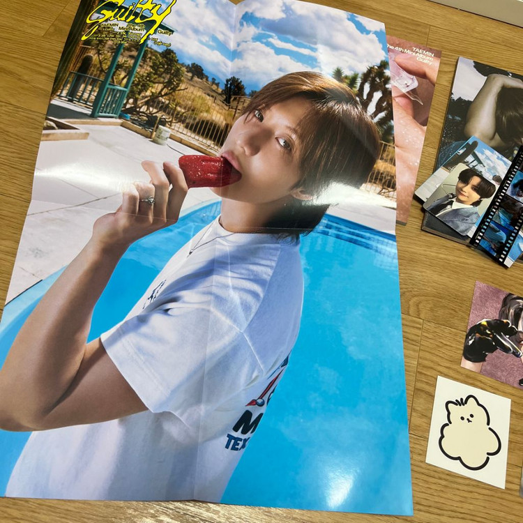 태민 guilty 길티 앨범 2종 + 애플뮤직 특전포카 이미지