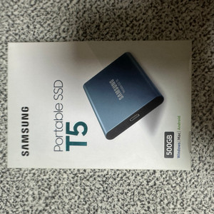 삼성 외장 SSD T5 500GB 중고 제품 판매합니다