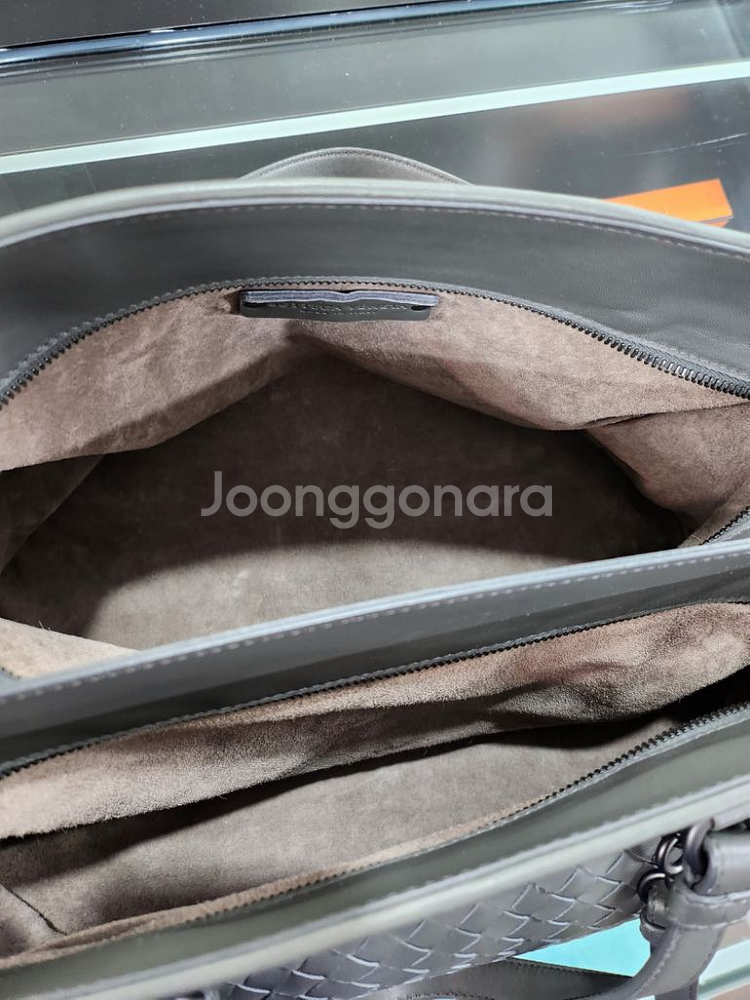 보테가베네타 인트레치아토 라지 탑핸들 투웨이백--8