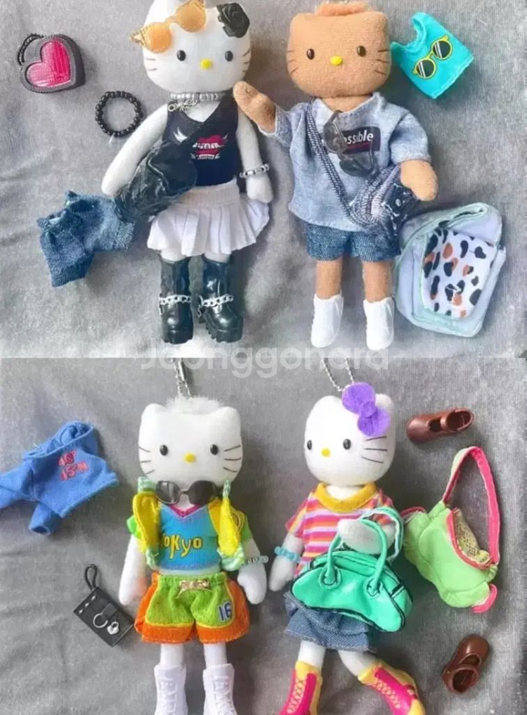 수제품 / 고전 다니엘 태닝 롱다리 드레스업 키티--4