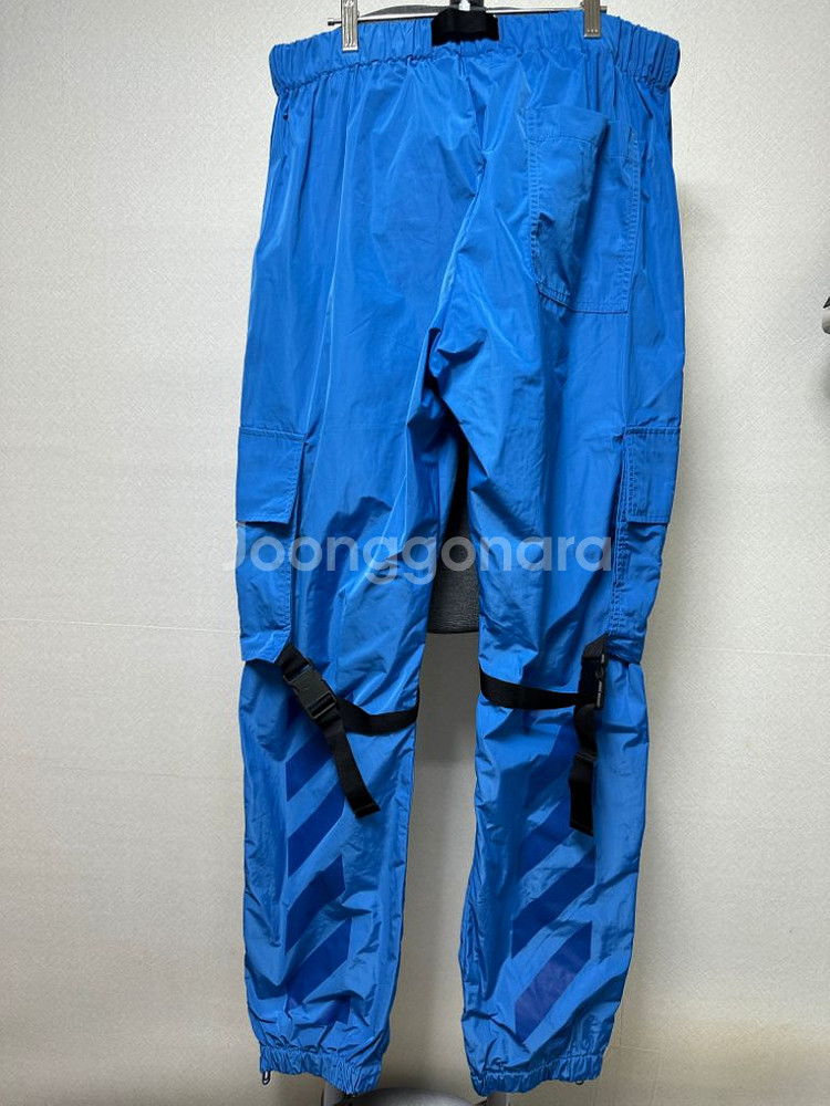 오프화이트 나일론 카고 조거 팬츠 정품.. 새상품--1