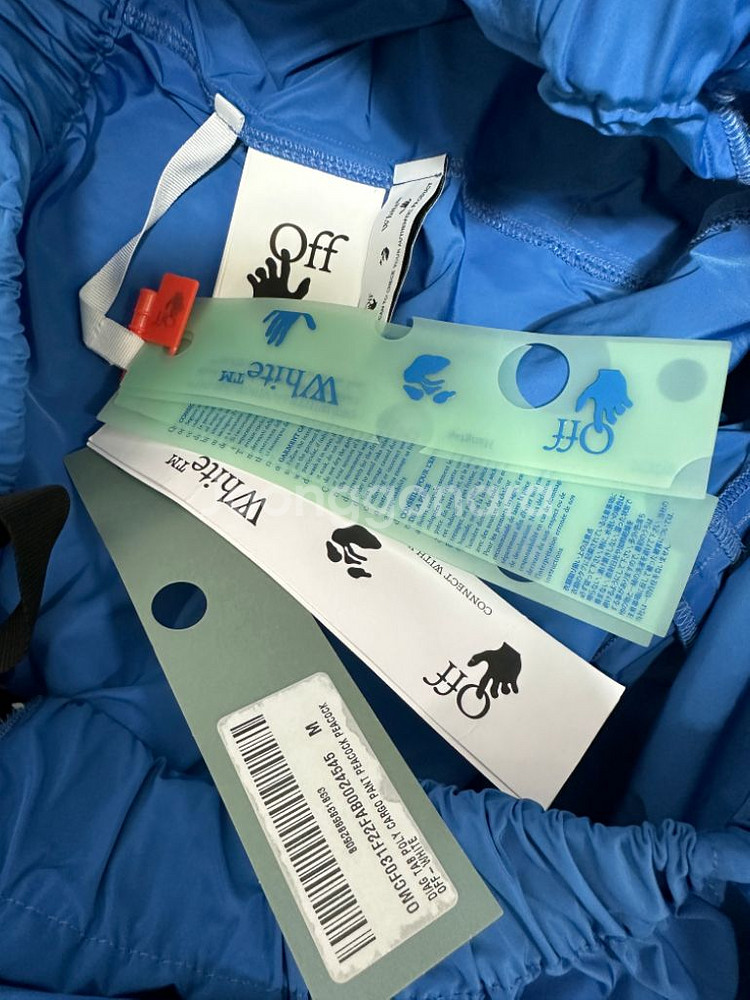 오프화이트 나일론 카고 조거 팬츠 정품.. 새상품--3