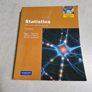 Statistics for the Life Scienc