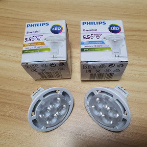 (2개) PHILIPS 필립스 LED MR16 5.5W