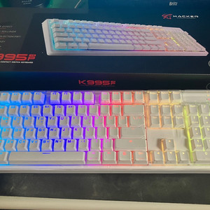 앱코 K995P V3 45g 무접점 RGB PBT키보드