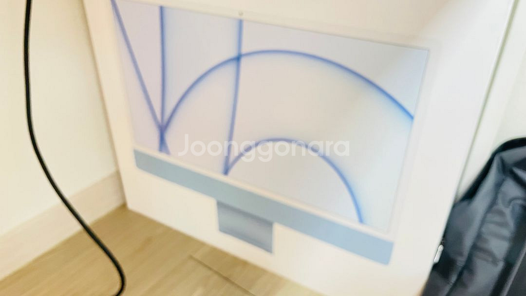 아이맥(중급형) M1 8GB 512SSD 24인치 블루--1