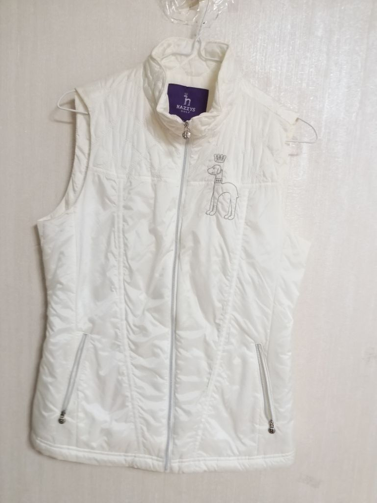 여성 헤지스골프 봄.가을 간절기 패딩조끼 (90)--7