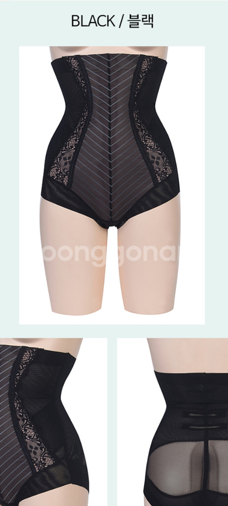 MARE MONTE 블랙 복부보정 팬티 105XL--3