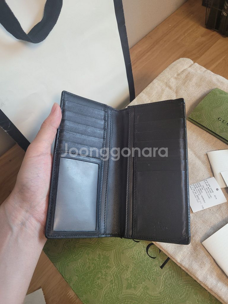 [정품]구찌 스네이크 장지갑--4