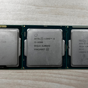 CPU i7-2600 i5-6500 i5-4460