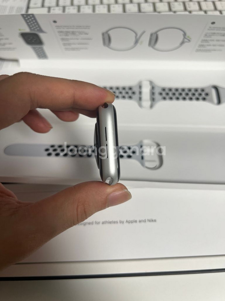 애플워치 6 4mm 나이키 GPS 배터리 100--4