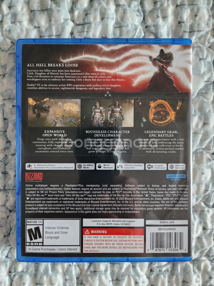 ps5 디아블로4 팝니다.--2