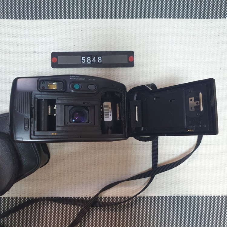 삼성캐녹스 퍼지줌 1050 필름카메라 파우치포함--4