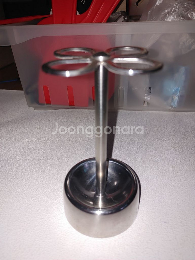 스텐 칫솔 꽂이 거치대 홀더--1