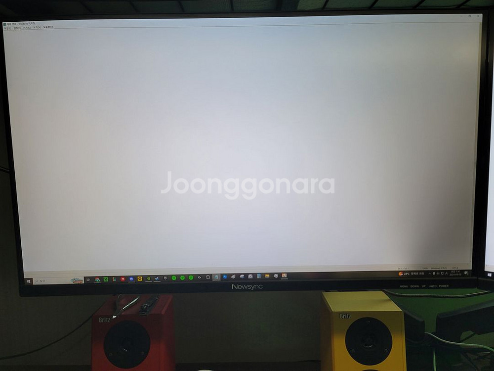 뉴싱크 27인치 QHD 165Hz 모니터 일괄 판매.--2