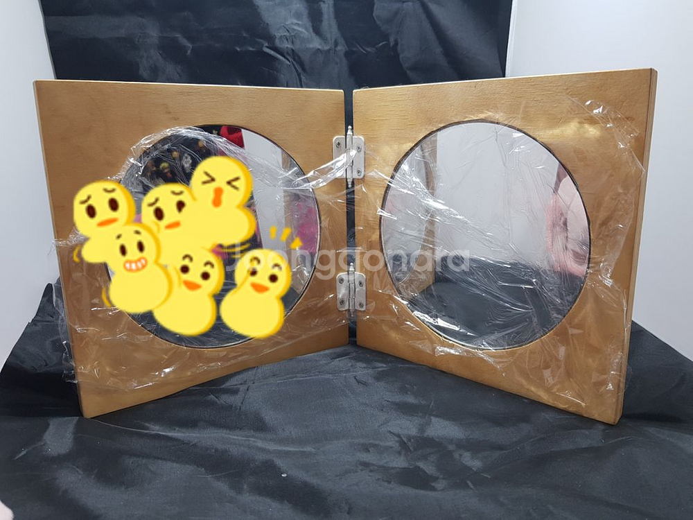 트럼프모양) 인테리어 양면 디자인 거울 (가격상세확인)--5