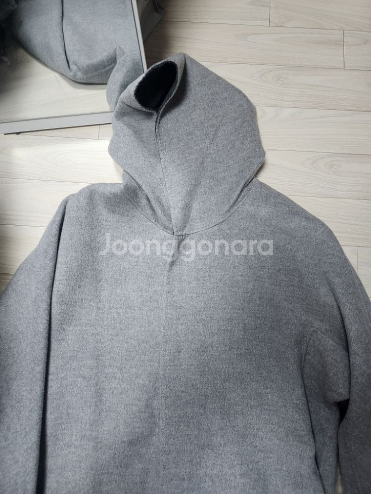 일꼬르소 정품 후드 코트 그레이 105사이즈--1