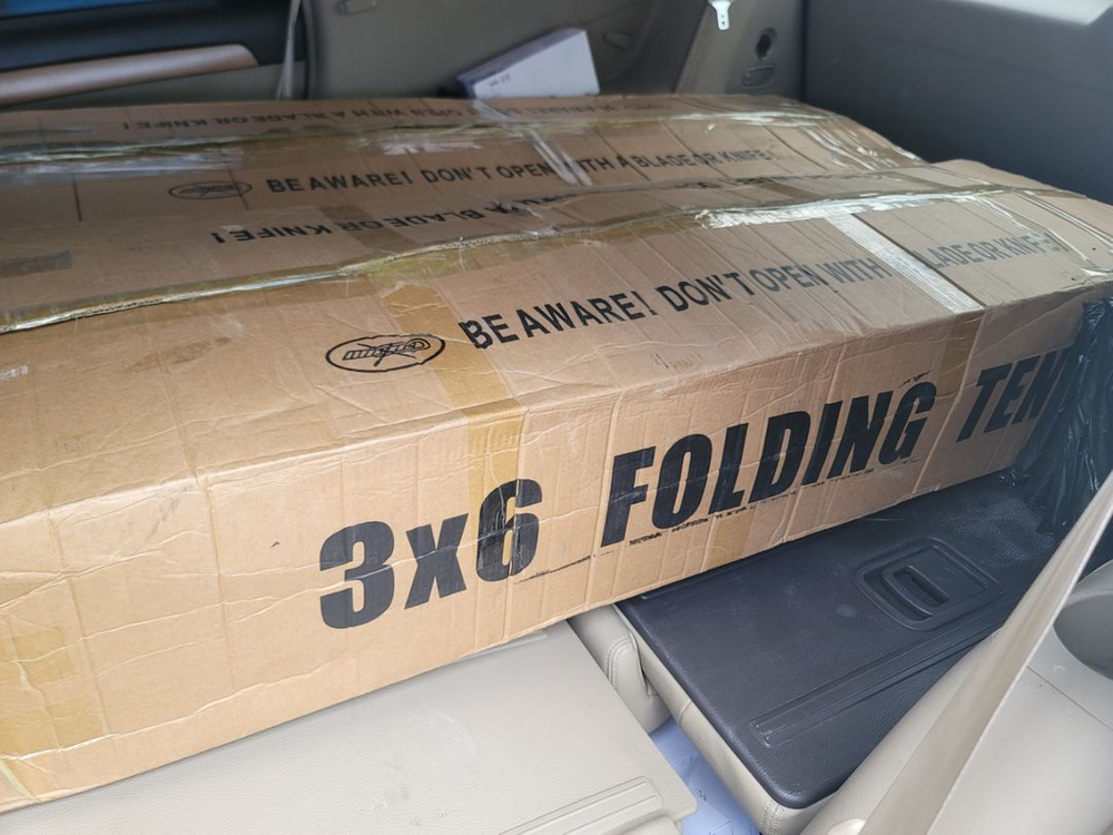 (미개봉)3x6 캐노피 천막 팝니다.--3