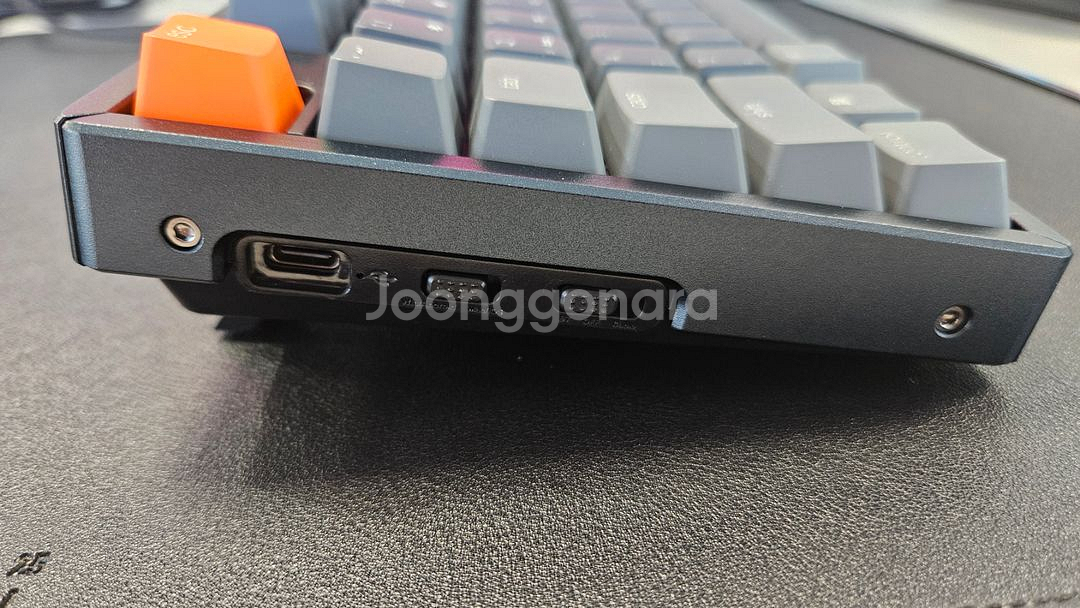 키크론 K10 알루미늄 RGB 기계식 핫스왑 갈축 무선--1