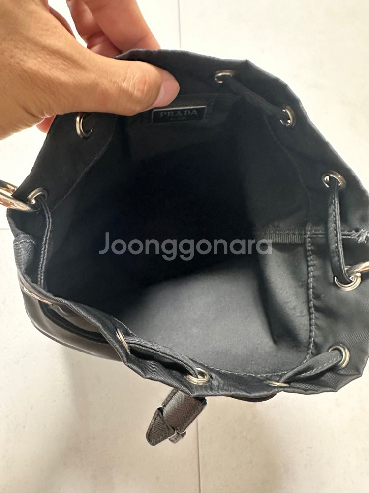 (정품) 프라다 복조리 파우치 리폼백--4