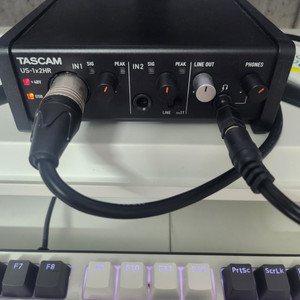 tascam us-1x2hr 오디오인터페이스