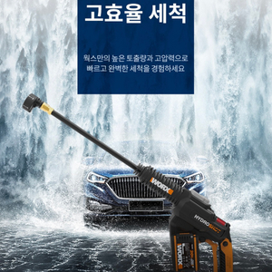 WORX 웍스 충전고압세척기 무선고압세차기 휴대용