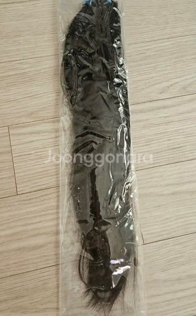 붙임머리 천연모 인모 16인치 한팩 반 100피스 이상--1