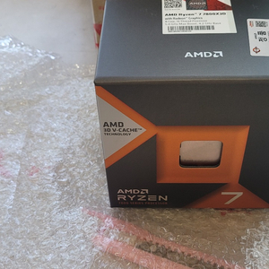 미개봉)7800x3d CPU 팝니다. AMD 국내정품