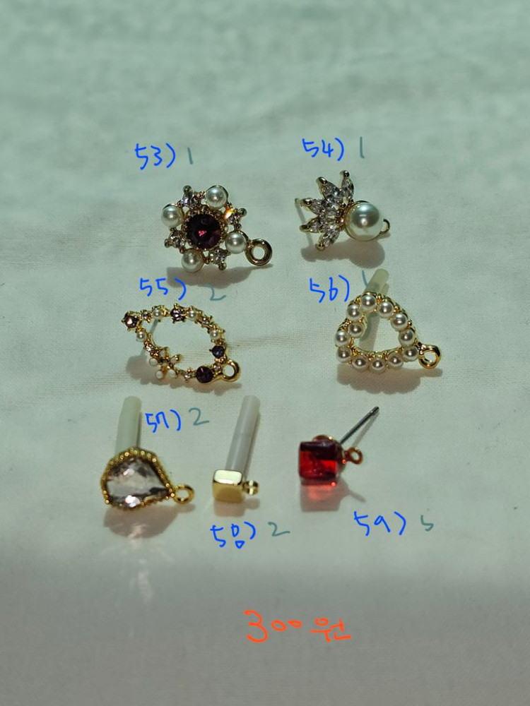 귀걸이 악세서리 부자재--4