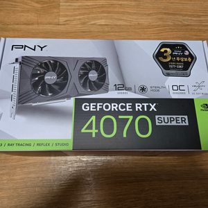 PNY 지포스 RTX 4070 SUPER 12GB