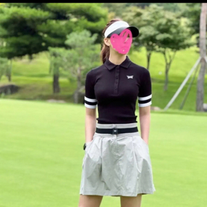 [SET] PXG 골프 여성 미들 스웨터 + 스커트