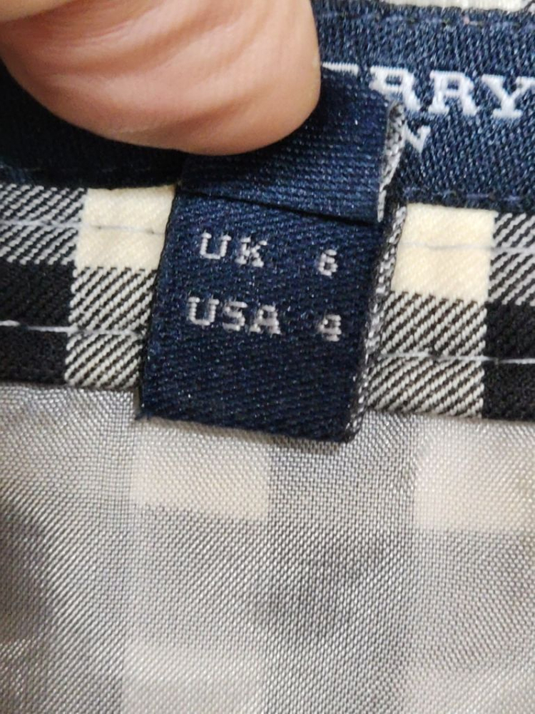 (28) 버버리 스커트 체크 치마 매장판 캐주얼--2