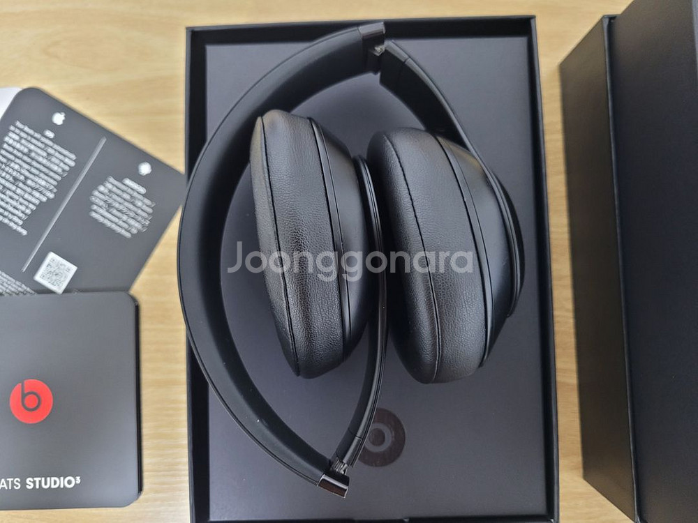 Apple beats studio3(풀박스 매트블랙)--2