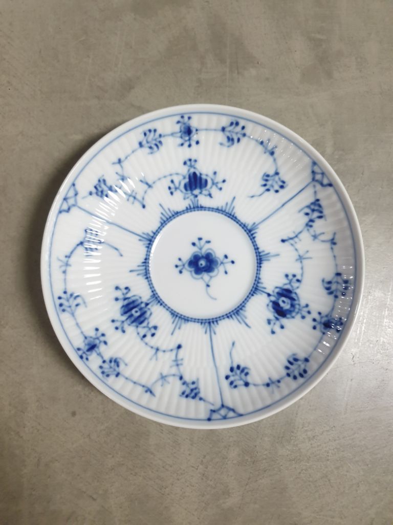 로얄코펜하겐 블루플루티드 플레인 하이핸들 컵앤소서 라지