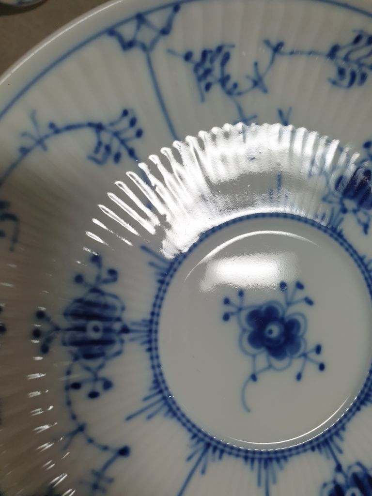 로얄코펜하겐 블루플루티드 플레인 하이핸들 컵앤소서 라지