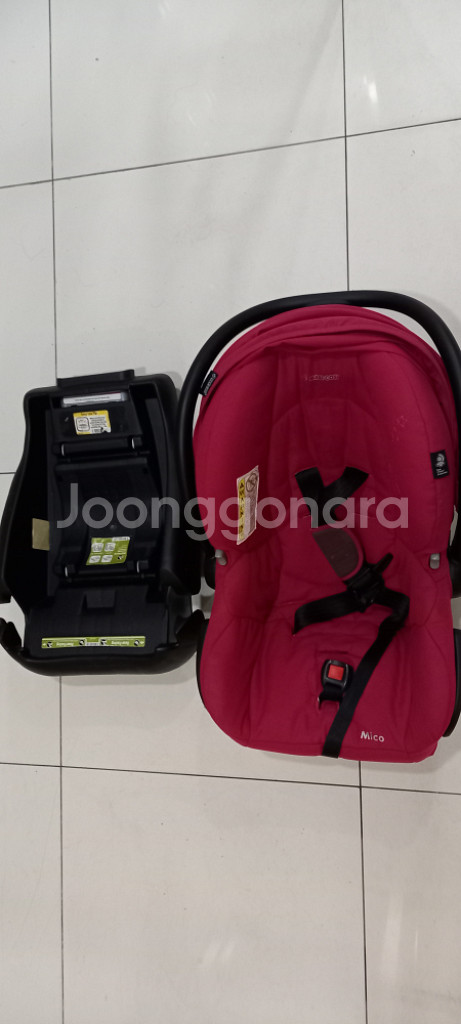 최고급 명품 럭셔리 디럭스 차양있는 분리형 카시트 맥시--9