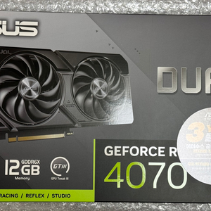 asus rtx 4070 super evo oc 미개봉