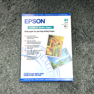 엡손 매트 페이퍼 무광 포토용지 EPSON A4 50매