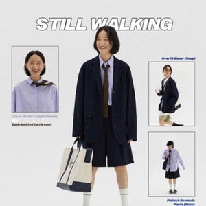 STILLWALKING 핀턱 버뮤다팬츠(L)