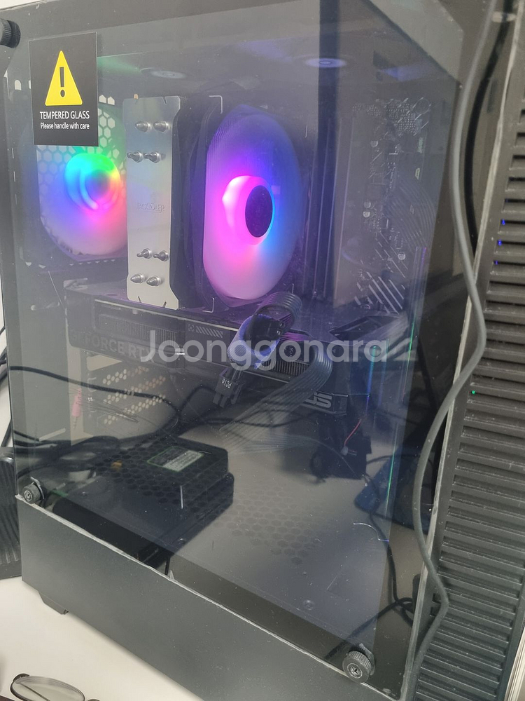게임용 PC 그래픽카드 ASUS RTX4070 본체--2