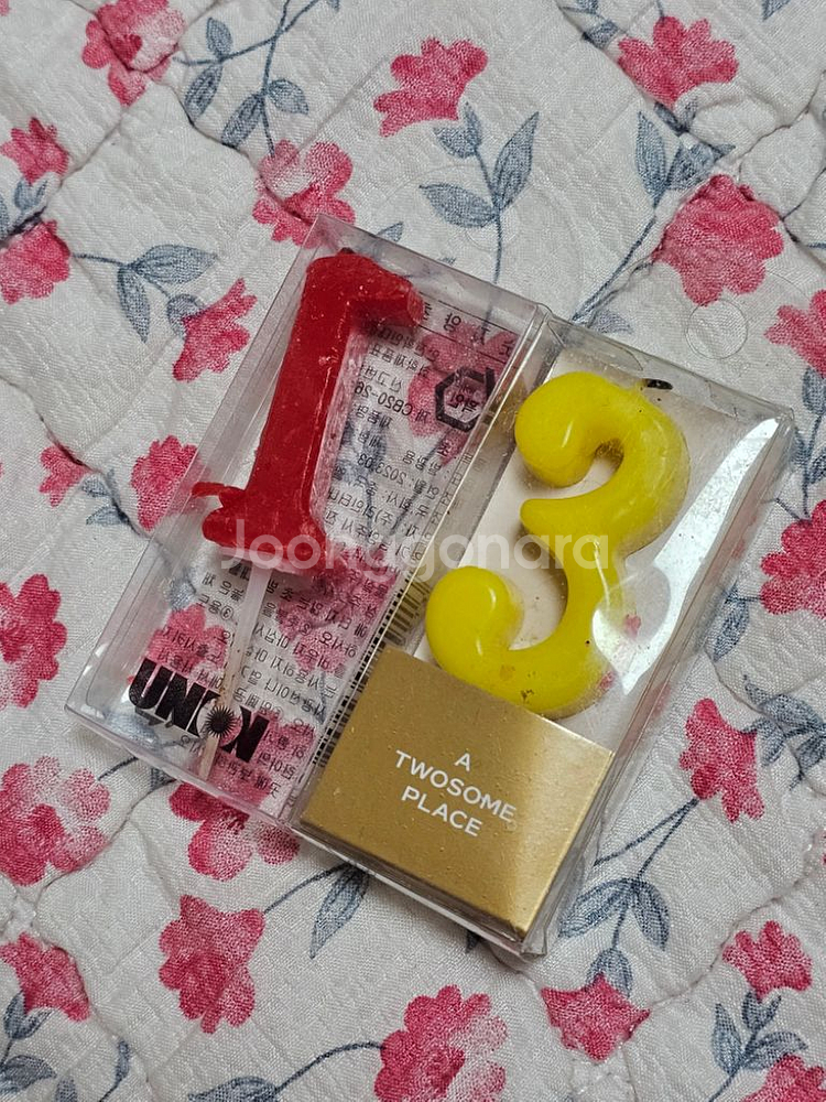 생일 초 10살용 (5개 1세트) 13세트 일괄--2